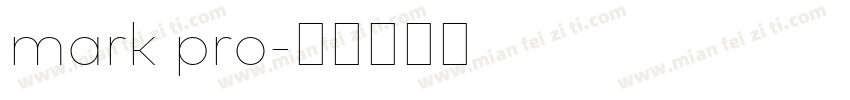 mark pro字体转换